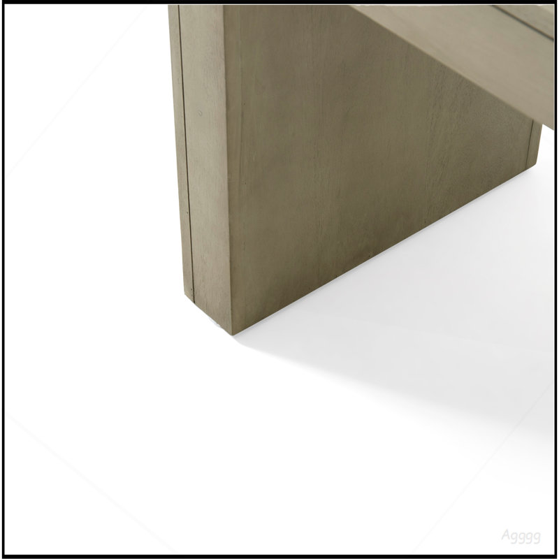 Banc de salle à manger en bois d'acacia, gris et taupe