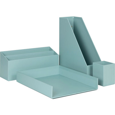 Justinia Cardboard Desk Organizer Set