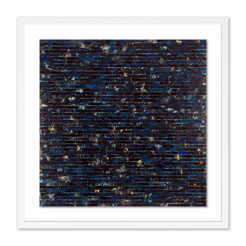 Currents Print by Brad Ellis, White