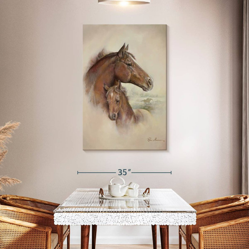 Brampt Race Horse III, H 48 po x l 32 po