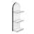 Mirrored Shelves 3- Tier Wall Panel