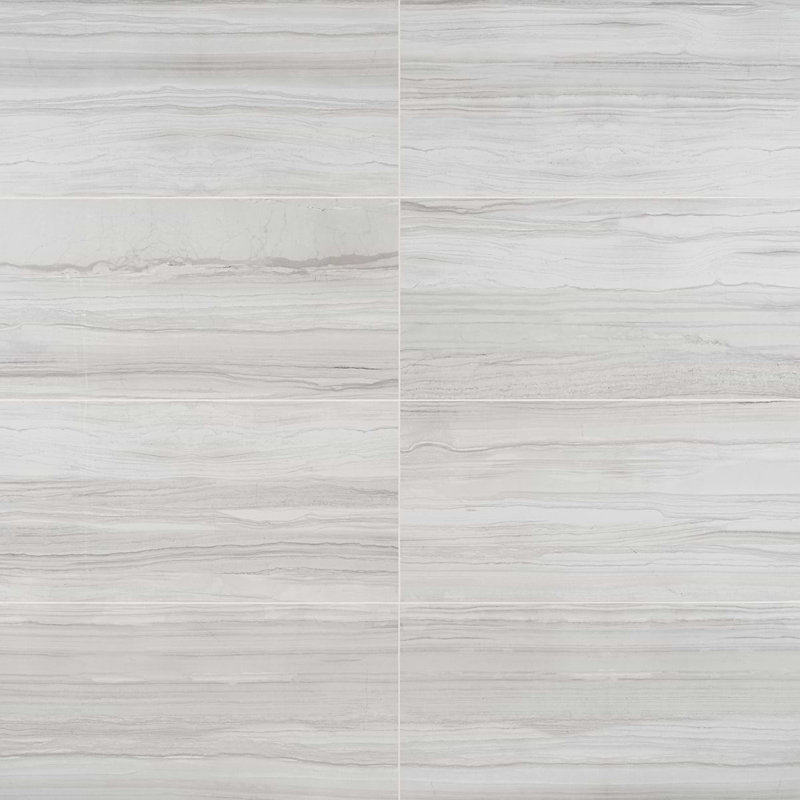 Dreamstone Luminus White 12X24 Porcelain Tile, Luminus White Polished