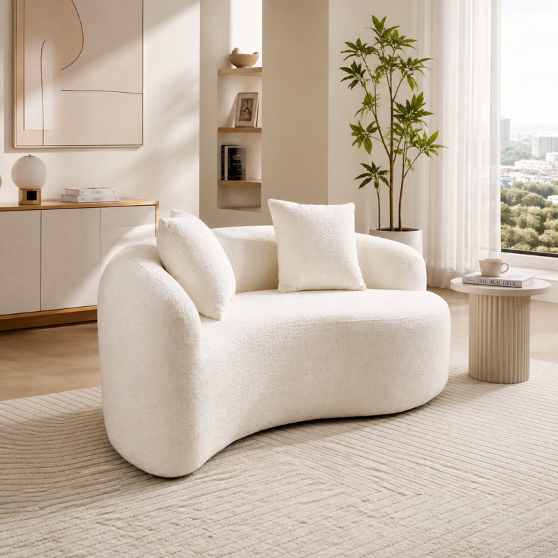 Canapé modulaire Boneless, Blanc