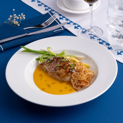Assiette creuse en porcelaine ORBA Premium