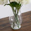20in. Artificial Hydrangea Arrangement in Glass Vase-1419190093