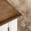 Table rétro avec tiroirs, option d'espace - console blanche patinée, polyvalente pour la maison