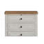 Table de chevet 3 tiroirs avec chargement USB