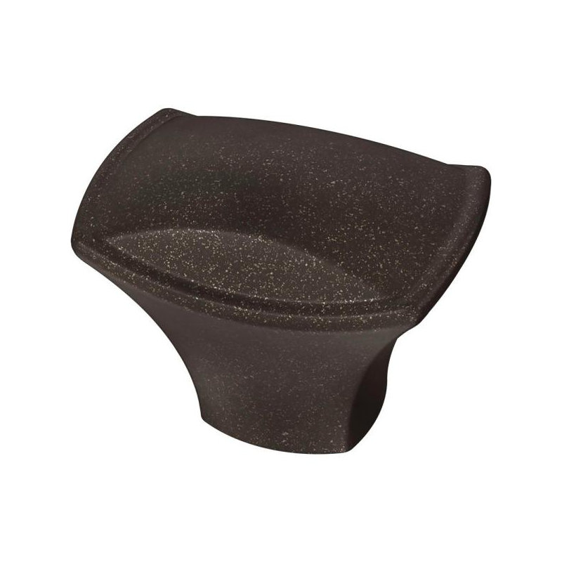 (5 Pack) 1-7/16 inch Modern Farmhouse Knob, Cocoa Bronze