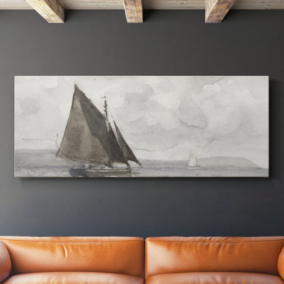 Série nautique-CCLxxxviii - Toile tendue avec châssis - Prêt à être accroché