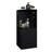 Toyei Corner Bar Cabinet with Bottle Rack, Open Shelves, and Hidden Storage-1809873966