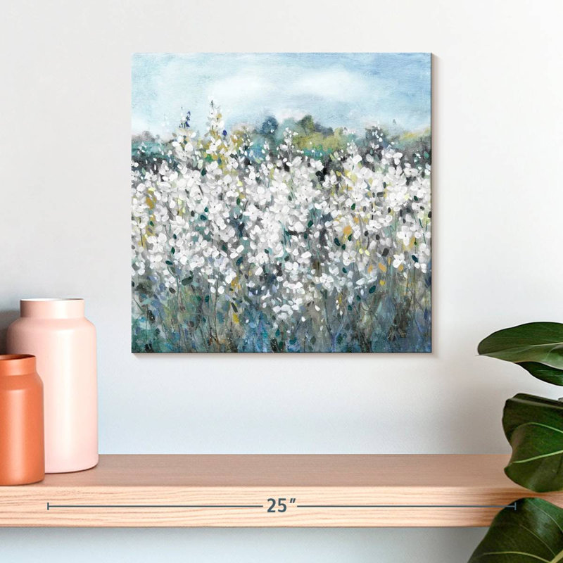 Fields In Bloom, 16" H x 16" W
