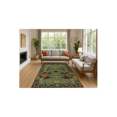 Tapis vert lavable Mosso