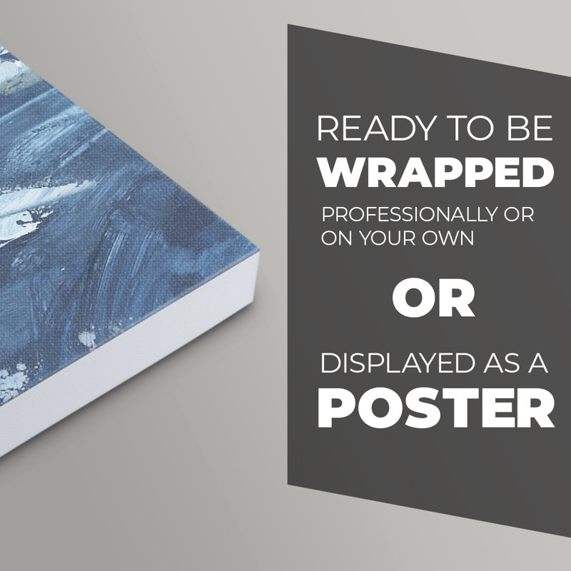 Wave after Wave I -Canvas Print Only - NOT FRAMED, 18" H x 12" W