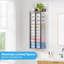 Porte-serviettes mural pour salle de bain avec tablette de rangement en bois, porte-serviettes en métal à 3 barres pour serviettes roulées, style rustique, robuste et grande capacité, organisateur de rangement pour serviettes, (brun rétro)-135670945
