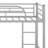 Esliabeth Twin Over Twin Metal Bunk Bed-695011261