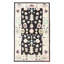 Tapis noir moderne Oushak 5 pi 1 po x 8 pi 4 po