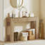 Modern Console Table, 47" Narrow Entryway Table for Living Room, Hallway, Walnut-165217631