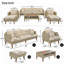 Ensemble de canapé en osier 6 pièces avec coussins doubles et plateau de table en bois 6 pièces pour un confort et un style extérieurs-1390927490-1390927489