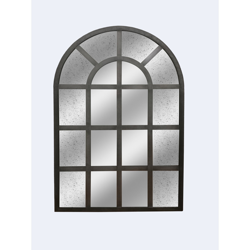 Boyadjis Wood Flat Wall Mirror