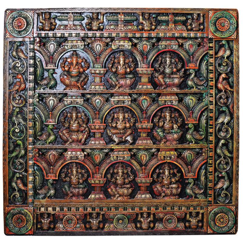 Différentes formes de Ganesha (panneau)