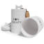 Large Rustic Ceramic Dog Treat Jar With Lid, Airtight And Perfect For Kitchen Counters.