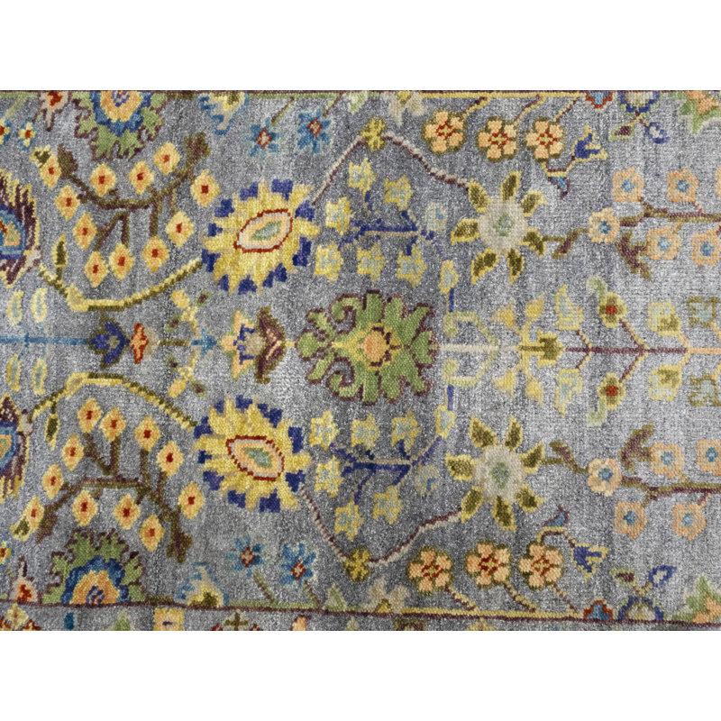 Tapis de couloir oriental Oushak Chobi