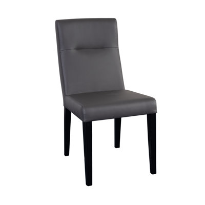 Chaise rembourrée grise