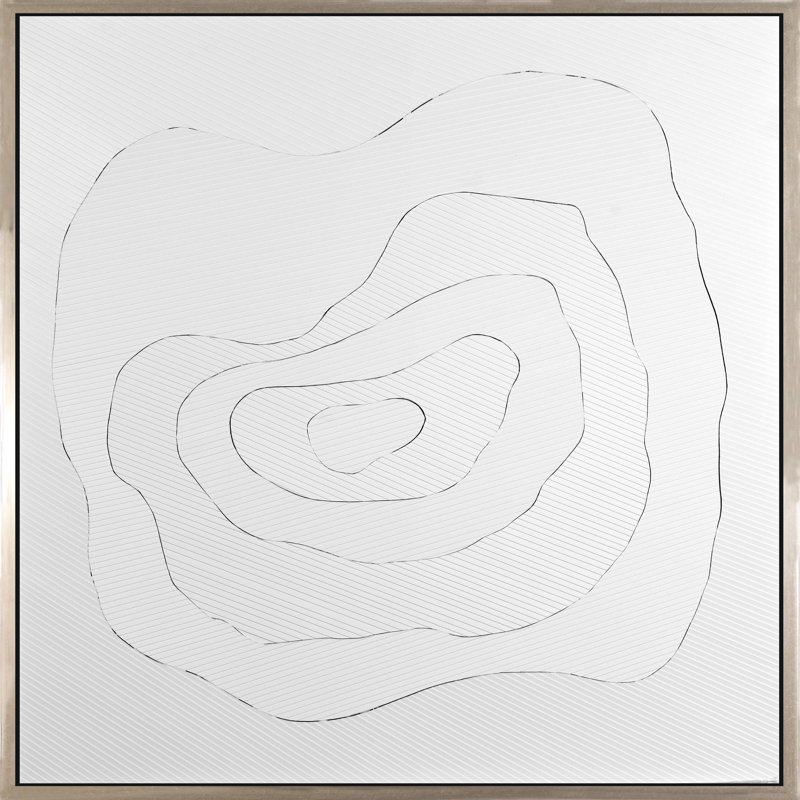 Ripple Effect Painting, 56" H x 56" W