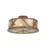Strike Of The Eagle 3 - Light Semi Flush Mount