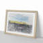 Above New Orleans in Louisiana in Abstract - Framed Print-55629065-55629068