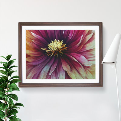 Watercolour Chrysanthemum Flower Vol.2 - Single Picture Frame Print