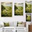 «Pastoral Bliss Sheep Landscape I», reproduction d'art sur toile-675654704-675654696