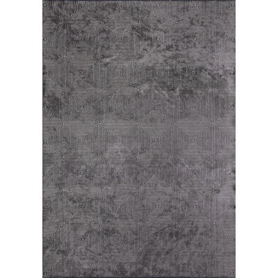 Tapis contemporain à lignes géométriques carrées