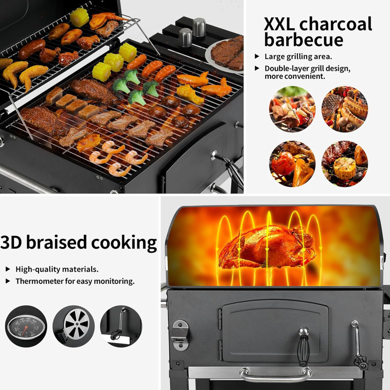 LIFERUN Charcoal Grill