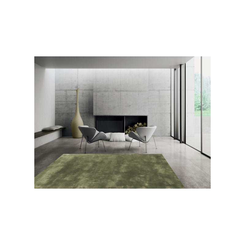 Ground Control Area Rug in Gray, Rectangle 3' x 4'
