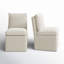 Chaise d'appoint rembourrée à roulettes Alayaa-99840924