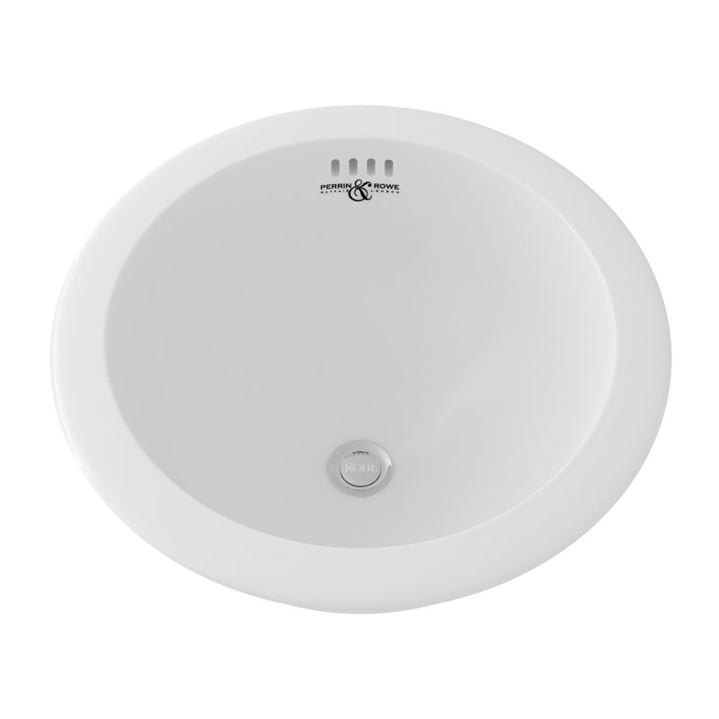 Perrin & Rowe® 16.9'' L Bathroom Sink