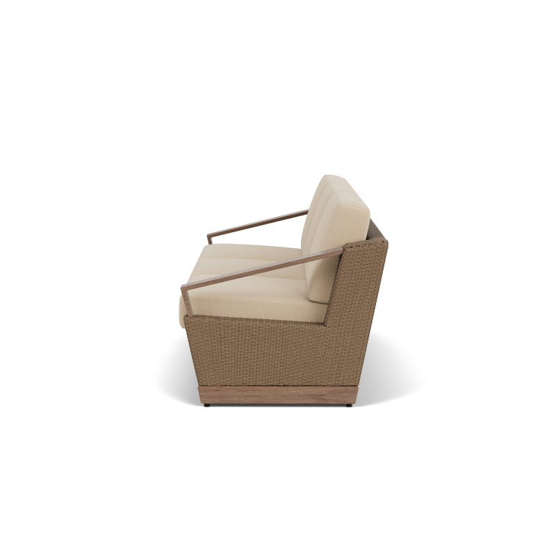 Charisma Outdoor 3 - Seat Patio Sofa, Raindrop Almond