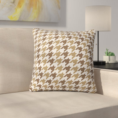 Allyson Johnson Classy Houndstooth Throw Pillow