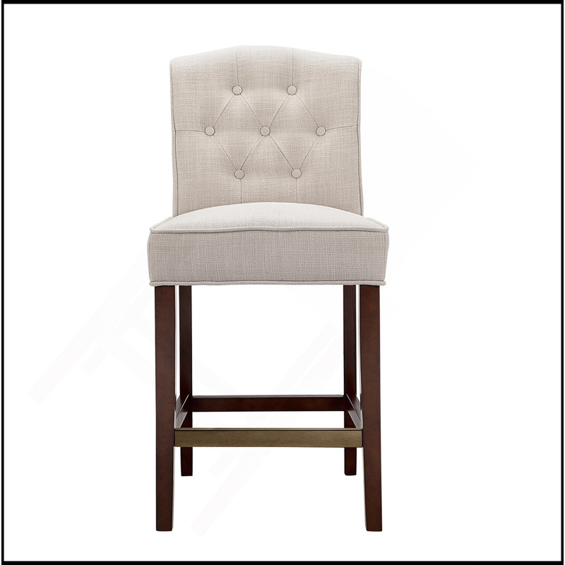 Tabouret de comptoir touffeté
