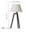 Architectural Tripod 27" Table Lamp with Textured Shade - Cozy Illumination