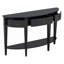 Modern Curved Console Table Sofa Table With 3 Drawers And 1 Shelf For Hallway, Entryway, Living Room-1978542424