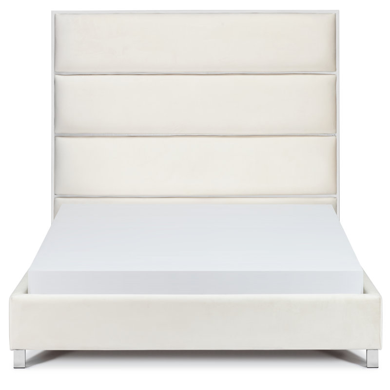 Azalee Upholstered Velvet Standard Bed