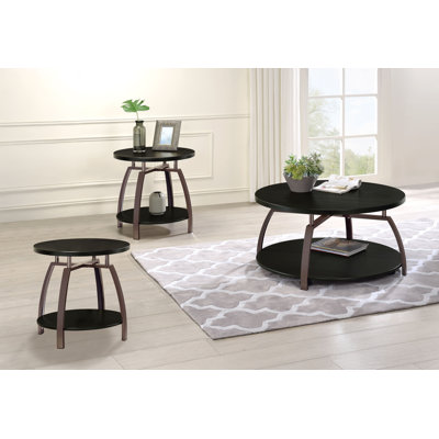 Ensemble de tables basses et de tables rondes 3 pièces Lipsey