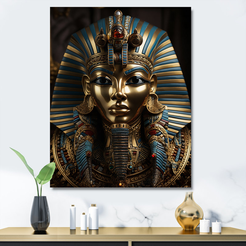 Kahutia, Égypte, pharaons, héritage II - Égypte, art mural, Toile tendue, H 32 po x l 24 po x P 1 po