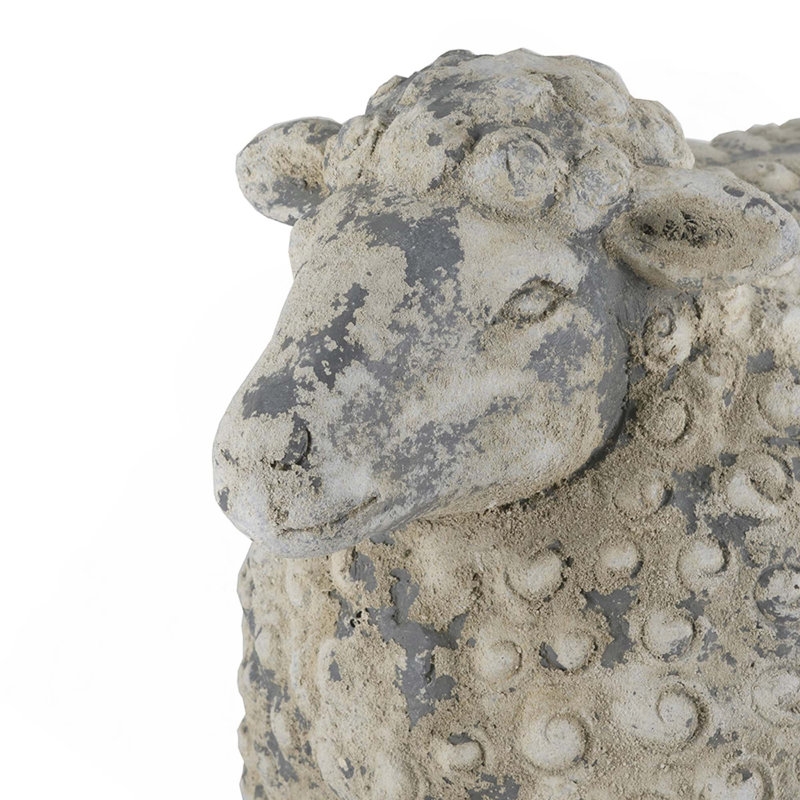 Figurine 1pc en forme de mouton durable pour décoration et cadeaux, 13.8" H x 18.1" W x 9.6" D