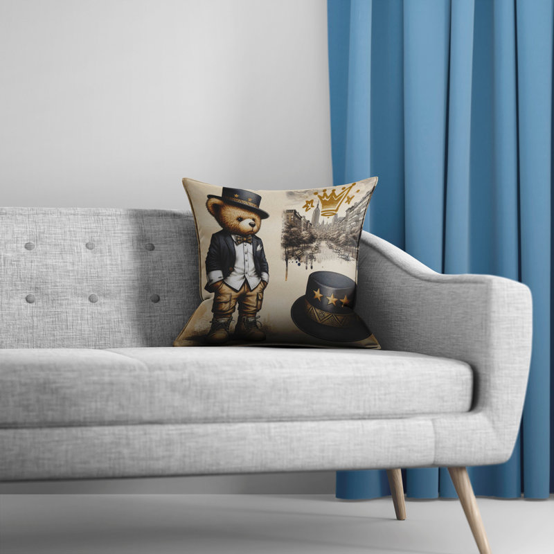 Abstract Throw Pillow