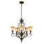 Pulaski 5 - Light Shaded Chandelier