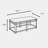 Forsett Glass Top Single Coffee Table-325842786