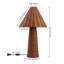 Lampe de table DEL 26,5 po Kara